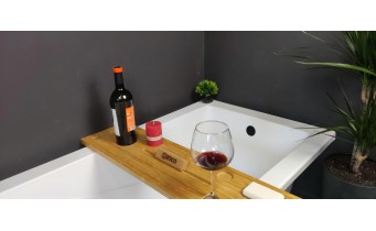 Ванна акрилова Besco Modern 130x70 сантиметрів, пряма, класична, сучасна з практичною формою, малого розміру (WAM-130-MO)