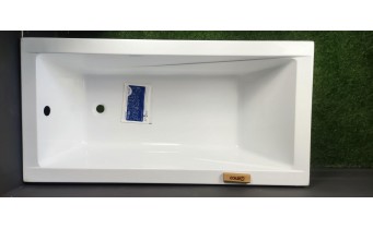 Ванна акрилова Besco Modern 130x70 сантиметрів, пряма, класична, сучасна з практичною формою, малого розміру (WAM-130-MO)