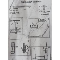 Ніжки для ванни посилені (опора для ванни), комплект Besco + кріплення до бортів ванни + вирівнюючі опори (KVON-STELEN-W)