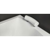 Ванна акрилова з ручками Besco Optima Premium 170x70 см, пряма + дві металеві ручки Standard, хром + ортопедичний підголівник (WAO-170-PKP) Ванна акрилова з ручками Besco Optima Premium 170x70 см, пряма + дві металеві ручки Standard, хром + ортопедичний підголівник (WAO-170-PKP)