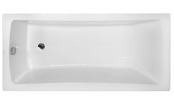 Ванна акрилова з ручками Besco Optima Premium 170x70 см, пряма + дві металеві ручки Standard, хром + ортопедичний підголівник (WAO-170-PKP)