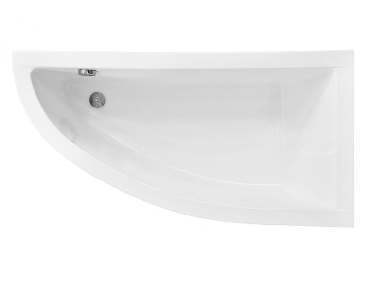 Ванна акрилова Besco Praktika 150x70 R, асиметрична (WAP-150-NP)