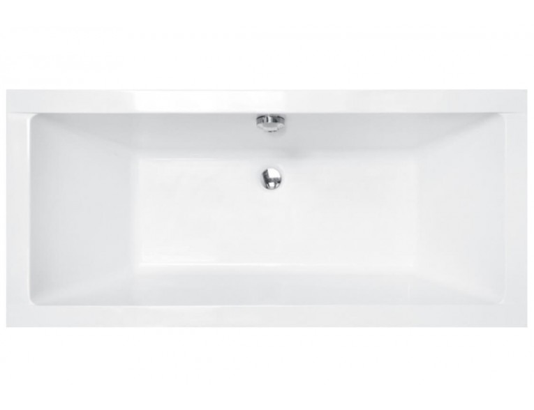 Ванна акрилова Besco Quadro 180x80 см, пряма (WAQ-180-PK)