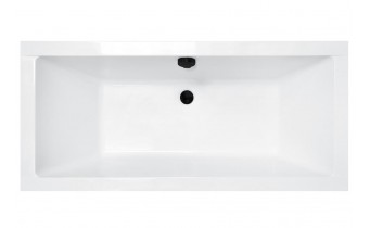 Ванна акрилова Besco Quadro Slim 190x90, пряма, торець бортика 15 мм (WAQ-190-SL)