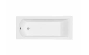 Ванна акрилова Besco Shea Slim 180x80, пряма, торець бортика 15 мм (WAS-180-SL)