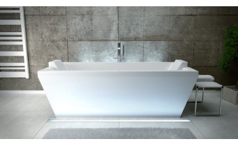 Ванна окремостояча Besco Vera 170x75, біла (WKV-170-WO)