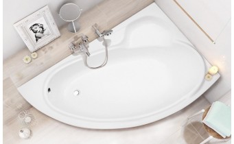 Ванна акрилова Besco Bianka 150x95 R, асиметрична (WAB-150-NP) Ванна акрилова Besco Bianka 150x95 R, асиметрична (WAB-150-NP)