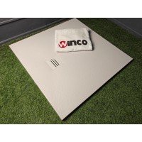 Душовий піддон з каменю Kyntos C 80x80 см бежевий, cashmere (HKC8080-84)