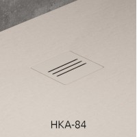 Душовий піддон з каменю Kyntos C 80x80 см бежевий, cashmere (HKC8080-84)