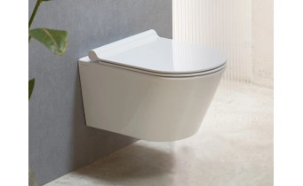 Підвісний унітаз, безобідковий Catalano Zero 55 NewFlush Sospeso, настінний (1VS55NR00)