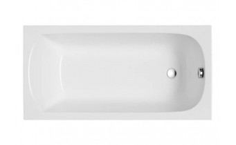 Акрилова пряма ванна Polimat Classic 180x80 см, з передньою та бічною панелями + ніжки з кріпленням + сифон (система зливу) (00440PS)