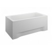 Акрилова пряма ванна Polimat Classic 180x80 см, з передньою та бічною панелями + ніжки з кріпленням + сифон (система зливу) (00440PS)