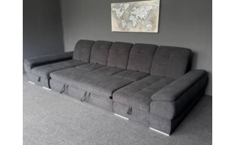 Кутовий диван розкладний п - подібний Denver P3 / Денвер П3, 170x4000x170 см, 4 метри, сірий