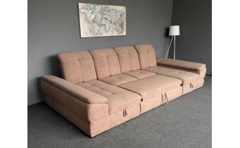 Кутовий диван п-подібний, розкладний Denver P2 / Денвер П2, 170x353x170 см, 3,5 - метри, світло-коричневий