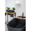 Окремостояча овальна ванна з мармуру, камяна Dremex Eureka 180x82x62 см, Gelcoat, чорний матовий + сифон Окремостояча овальна ванна з мармуру, камяна Dremex Eureka 180x82x62 см, Gelcoat, чорний матовий + сифон