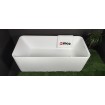 Окремостояча ванна з мармуру, каменю Dremex Glow 160x73x59,5 см, Gelcoat, білий глянцевий + сифон + лита полиця під аксесуари для ванни Окремостояча ванна з мармуру, каменю Dremex Glow 160x73x59,5 см, Gelcoat, білий глянцевий + сифон + лита полиця під аксесуари для ванни