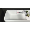 Окремостояча ванна з мармуру, каменю Dremex Glow 160x73x59,5 см, Gelcoat, білий глянцевий + сифон + лита полиця під аксесуари для ванни Окремостояча ванна з мармуру, каменю Dremex Glow 160x73x59,5 см, Gelcoat, білий глянцевий + сифон + лита полиця під аксесуари для ванни