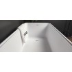 Окремостояча ванна з мармуру, каменю Dremex Glow 160x73x59,5 см, Gelcoat, білий глянцевий + сифон + лита полиця під аксесуари для ванни Окремостояча ванна з мармуру, каменю Dremex Glow 160x73x59,5 см, Gelcoat, білий глянцевий + сифон + лита полиця під аксесуари для ванни