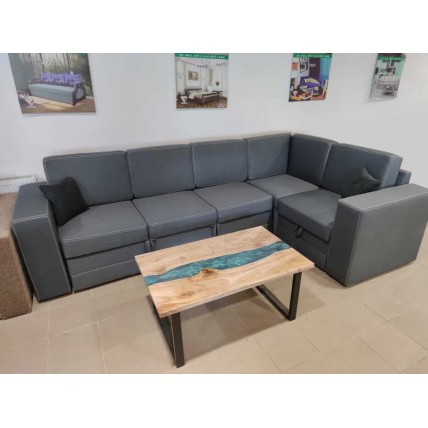 Кутовий диван розкладний ТМ Віка Аскольд 31B, спальне місце 140x262 см (VK-03)