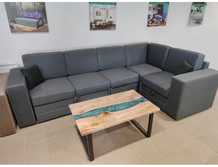 Кутовий диван розкладний ТМ Віка Аскольд 31B, спальне місце 140x262 см (VK-03)