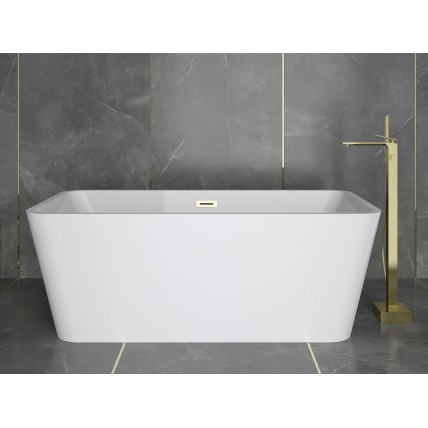 Окремостояча акрилова ванна Besco Evita 160x80 з сифоном click / clack, золотий (WAS-160-EZL) Окремостояча акрилова ванна Besco Evita 160x80 з сифоном click / clack, золотий (WAS-160-EZL)