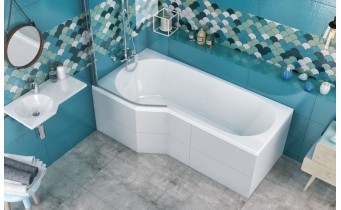 Ванна акрилова Excellent BeSpot 160x80/65 см, Лівостороння (WAEX.BSL16WH)
