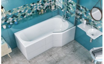 Ванна акрилова Excellent BeSpot 160x80/65 см, Правостороння (WAEX.BSP16WH)