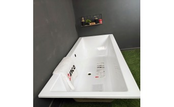 Ванна акрилова Excellent Pryzmat 180x80 см, пряма (WAEX.PRY18WH)