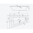 Ванна акрилова для двох Excellent Sfera Max Slim 180x130 см, Лівостороння, монтаж під забудову (WAEX.SML18WHS) Ванна акрилова для двох Excellent Sfera Max Slim 180x130 см, Лівостороння, монтаж під забудову (WAEX.SML18WHS)