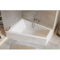 Ванна акрилова для двох Excellent Sfera Max Slim 180x130 см, Лівостороння, монтаж під забудову (WAEX.SML18WHS)