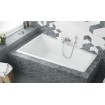 Ванна акрилова Excellent M-Sfera Slim 160x95 см, Лівостороння, під забудову, пєдестал, slim бортик 18 мм (WAEX.MSL16WHS)