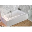 Ванна акрилова Excellent M-Sfera Slim 160x95 см, Правостороння, під забудову, пєдестал, слім бортик 1,8 см (WAEX.MSP16WHS)