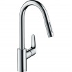 Змішувач для кухні Hansgrohe Focus E2 високий з витяжним душем (31815000)