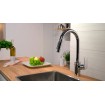 Змішувач для кухні Hansgrohe Focus E2 високий з витяжним душем (31815000)
