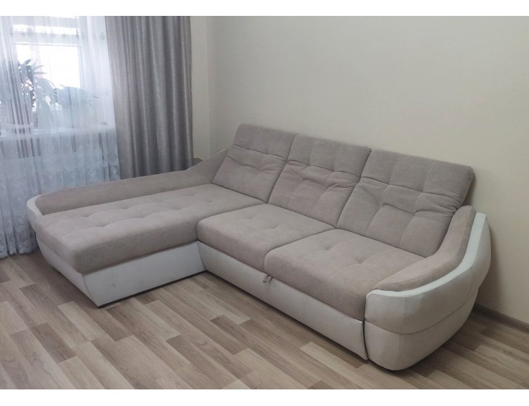 Кутовий диван розкладний ВІКОМеблі Spase A / Спейс А, бежевий (Viko22-SpaseA)