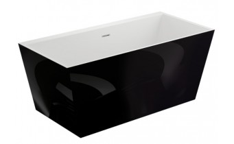 Ванна Polimat LEA 170х80 чорна + ніжки (00996) Ванна Polimat LEA 170х80 чорна + ніжки (00996)