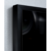 Прямокутне дзеркало у ванну Nero 120/80 чорна рамка, Black, Універсальне, 120x80x2,5 см