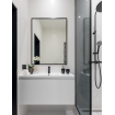 Прямокутне дзеркало у ванну Nero 120/80 чорна рамка, Black, Універсальне, 120x80x2,5 см Прямокутне дзеркало у ванну Nero 120/80 чорна рамка, Black, Універсальне, 120x80x2,5 см