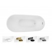 Окремостояча акрилова ванна Besco Melody 170x80 з сифоном click / clack, золотий (WAS-170-MZL)