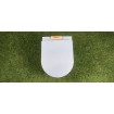 Унітаз безобідковий Mexen Lena Rimless 48 см, з тонким сидінням soft-close, Duroplast Super Slim, сіро-блакитний матовий Унітаз безобідковий Mexen Lena Rimless 48 см, з тонким сидінням soft-close, Duroplast Super Slim, сіро-блакитний матовий