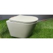 Унітаз безобідковий Mexen Rico Rimless з тонким сидінням soft-close, Duroplast Super Slim, світло-сірий матовий Унітаз безобідковий Mexen Rico Rimless з тонким сидінням soft-close, Duroplast Super Slim, світло-сірий матовий