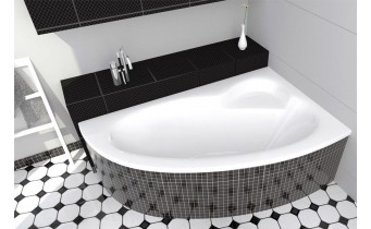 Ванна акрилова Besco Nataliana 150x100 R, Правостороння, Асиметрична