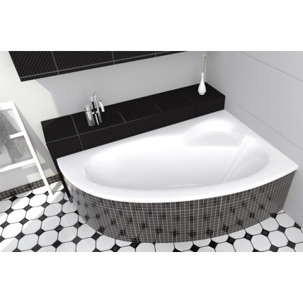 Ванна акрилова Besco Nataliana 150x100 R, Правостороння, Асиметрична Ванна акрилова Besco Nataliana 150x100 R, Правостороння, Асиметрична