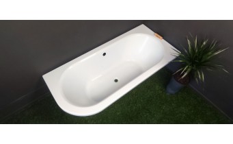 Ванна акрилова Besco Avita / Авіта 150x75 см, L - ліва, асиметрична, Лівостороння, заокруглений кут (WAV-150-NL)