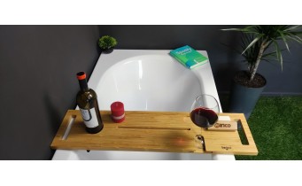 Ванна акрилова Besco Avita / Авіта 150x75 см, L - ліва, асиметрична, Лівостороння, заокруглений кут (WAV-150-NL)