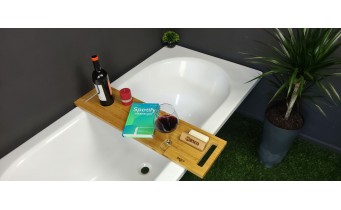 Ванна акрилова Besco Avita / Авіта 150x75 см, L - ліва, асиметрична, Лівостороння, заокруглений кут (WAV-150-NL)