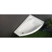 Ванна акрилова Besco / Беско Rima 130x85 L, Лівостороння, асиметрична, із заокругленим кутом (WAR-130-NL)
