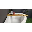 Ванна акрилова Besco / Беско Rima 130x85 L, Лівостороння, асиметрична, із заокругленим кутом (WAR-130-NL)
