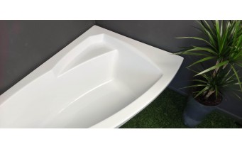 Ванна акрилова Besco Rima 140x90 R, Правостороння, асиметрична (WAR-140-NP)