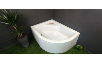 Душовий піддон глибокий з акрилу New Trendy New Maxima 120x85x41 см L, з місцем для сидіння, лівосторонній (B-0378)